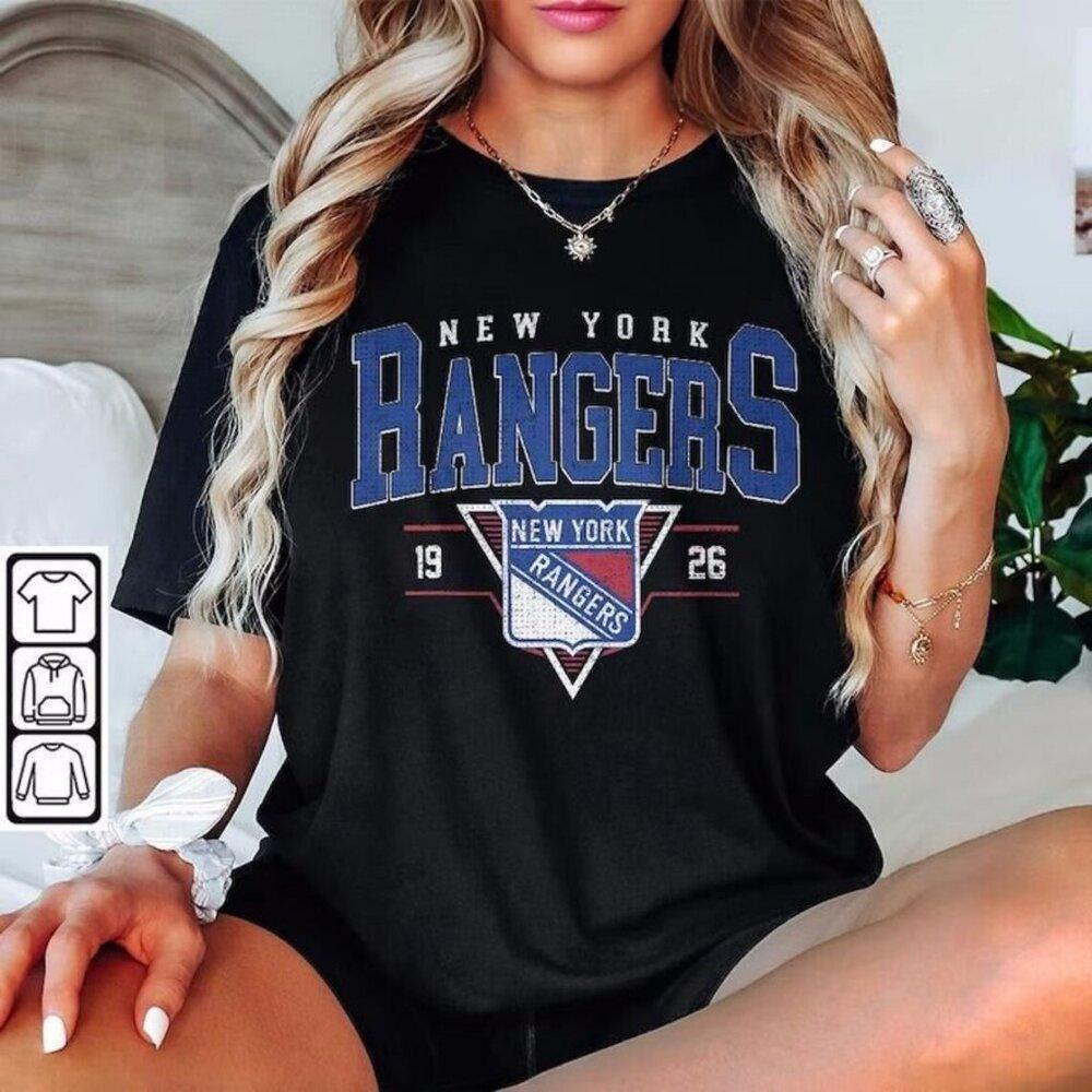 90S New York Rangers Tshirt, Hockey New York Rangers Unisex Tee